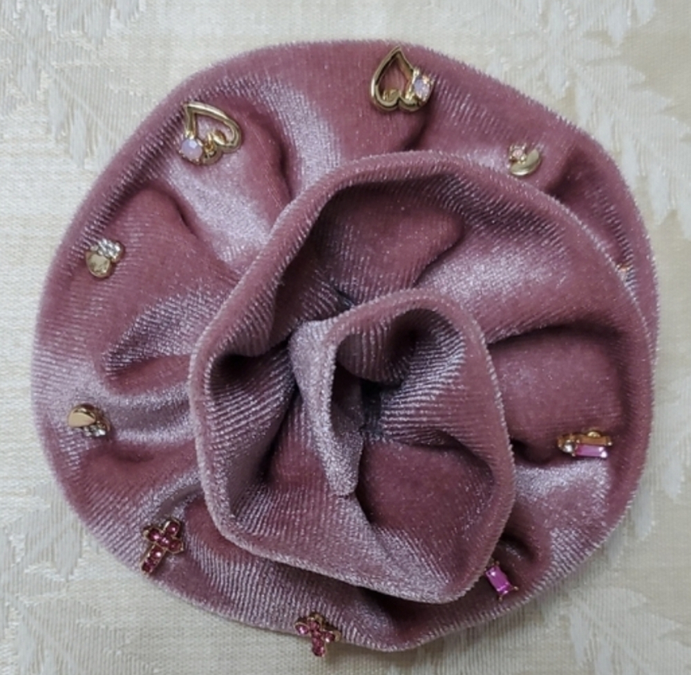 Free Pepple Rosette Stud Pack/Blush